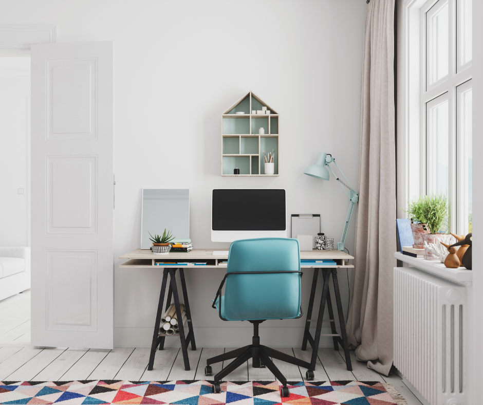 Aj malý pracovný kútik ako home office vám postačí na to, aby ste sa cítili dobre